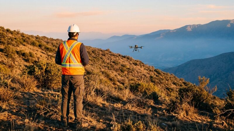 Levantamiento LiDAR con drone